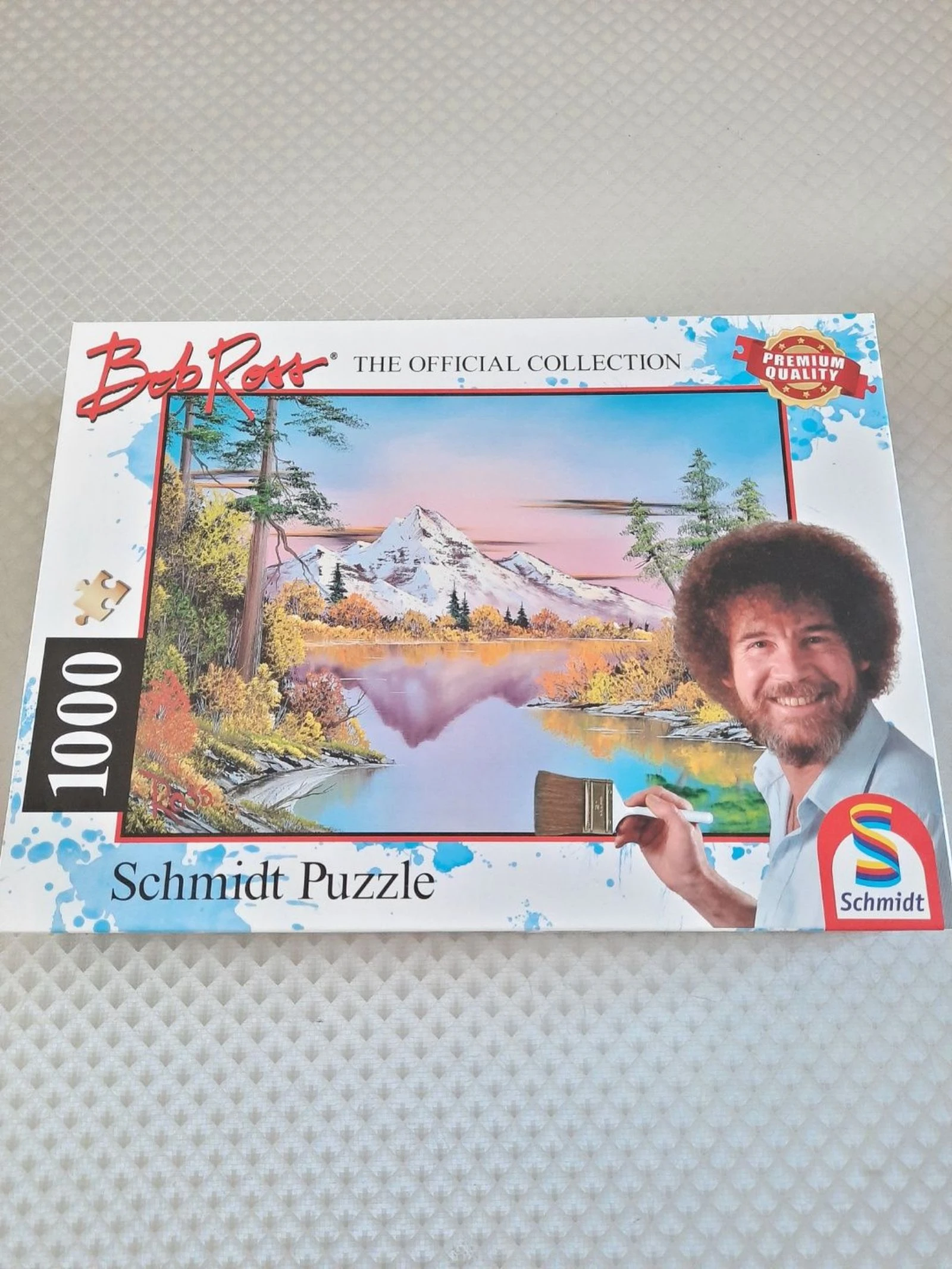 Puzzle Schmidt Bob Ross – 1000 pièces – Paysage de montagne – Complet
